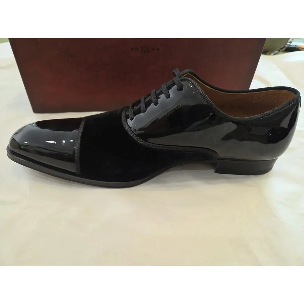 Mezlan 9265 Made In Spain Pio Black FormalTuxedo Lace Up (10.M) - Picture 4 of 13